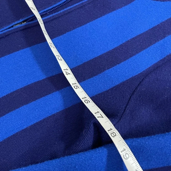 Athleta Cat Track Cardigan- blue tone-on-tone- size L - Picture 8 of 9